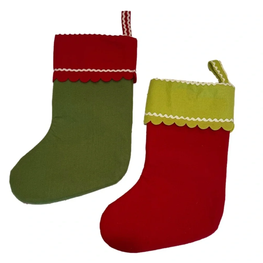 Disney Mickey Mouse Minnie Mouse Christmas Holiday Stocking - Picture 2 of 6